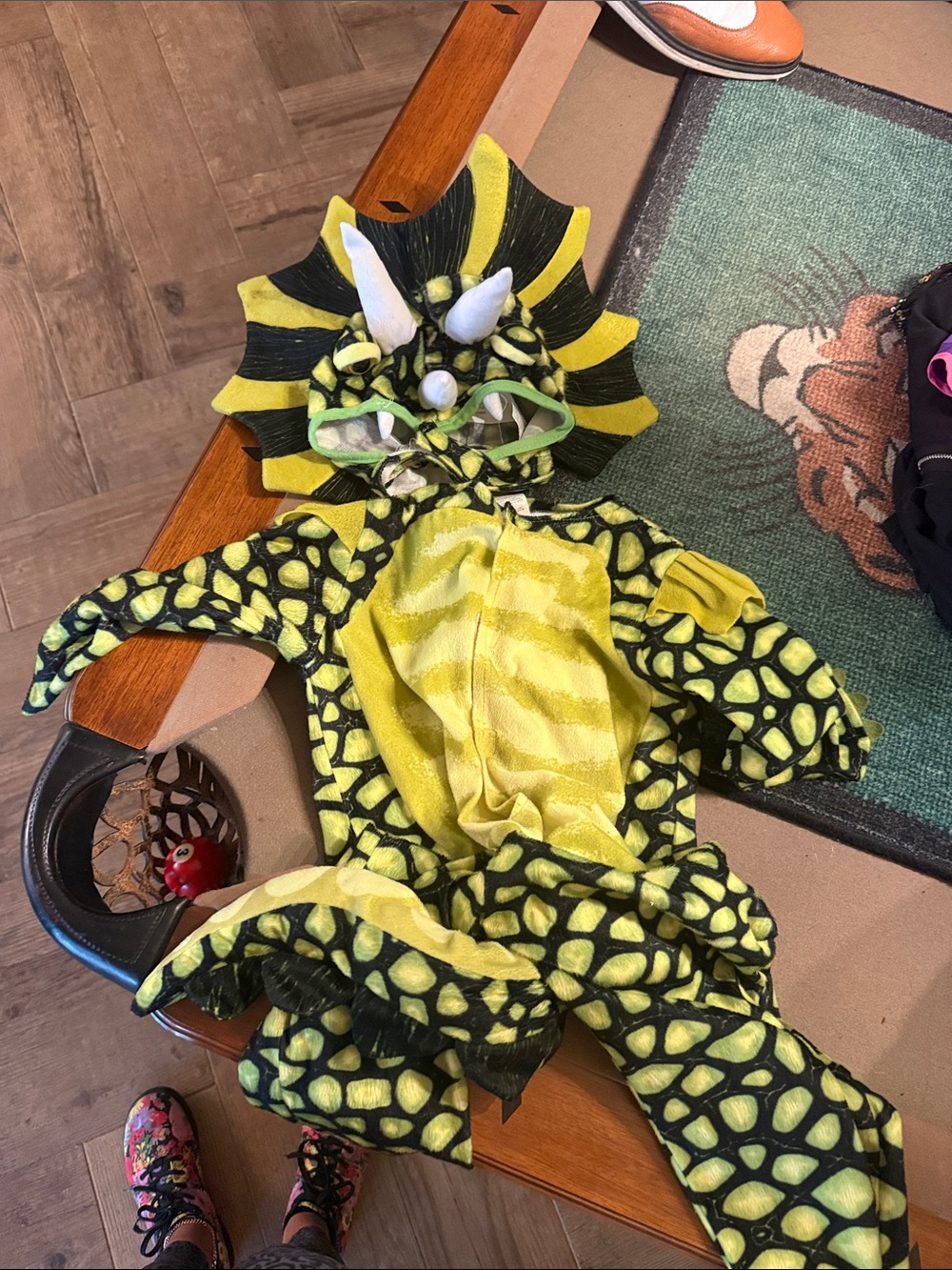 Rubie's Yellow and Black Triceratops Kids Costume